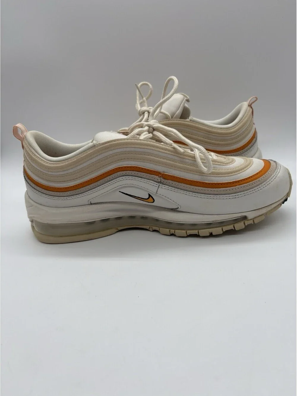 Nike Air Max 97 Shoes Women's 10 Phantom Light Curry Athletic Retro Run Running